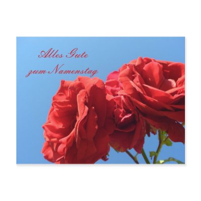 Alles Gute zum Muttertagmit rosa rosen Post Card by Rainmountain