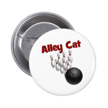 Alley Cat Pinback Button