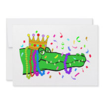 Alligator Beads Party Announcements
