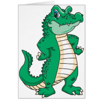 Alligator Greeting Card