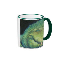 Alligator Christmas mug