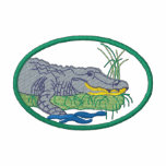 Alligator embroidered shirts