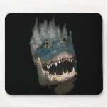 Alligator Head Shot-Huge reptiles Mouse Pad