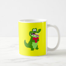 Alligator in Love Mugs
