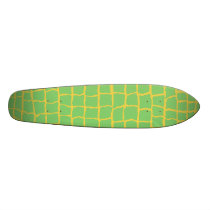 Alligator Print Skateboard Oldschool