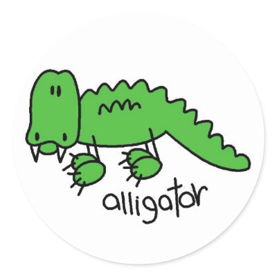 Alligator Stick Figure Stickers Sticker by stick_figures