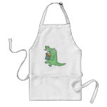 Alligator with fish apron