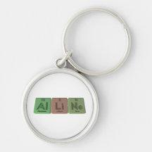 Alline as Aluminium Lithium Neon Key Chain