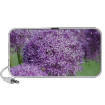 Allium Flowers Portable Speakers
