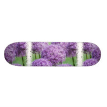 Allium Flowers Skateboard