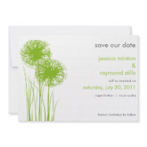 Allium in the Grass Save the Date