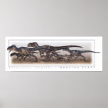 Allosaurus Hunting Party Print