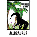 Allosaurus photo sculptures