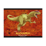 Allosaurus postcards