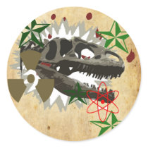 Allosaurus Round Sticker