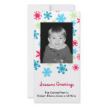 allover flakes photo cards