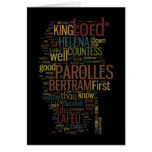 All's Well That Ends Well Word Mosaic Greeting Card