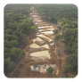 Alluvial Gold Mining. Rainforest, Guyana. Stickers