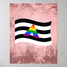 ALLY FLAG WAVING PRINT