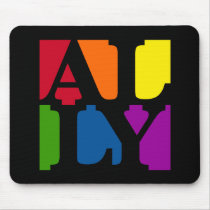Ally Pop Black Mousepad