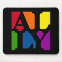 Ally Pop Black Mousepad