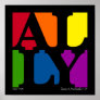 ALLY Pop Poster (Black)