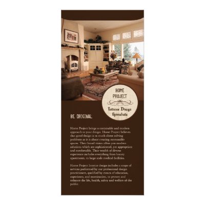 Ally's Home Project Rack Cards by CheekyPaperie