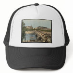 Alma bridge, Paris, France classic Photochrom hats