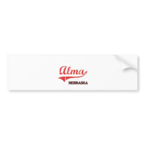 Alma Nebraska City Classic Bumper Sticker