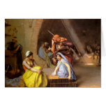 "Almehs Playing Chess In A Cafe", by Jean Leon Ger Greeting Cards