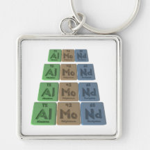 Almond-Al-Mo-Nd-Aluminium-Molybdenum-Neodymium Key Chain