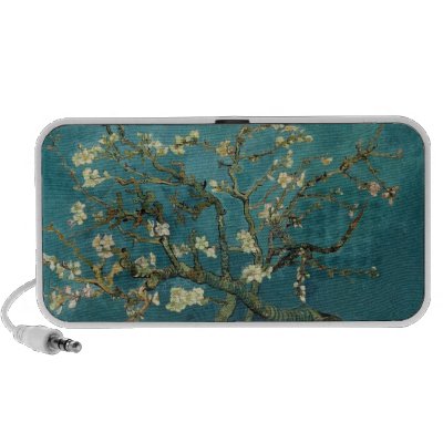Almond Blossom Doodle Mini Speakers by vintage_gift_shop