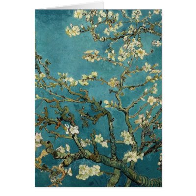 Almond Branches in Bloom Card by van_gogh