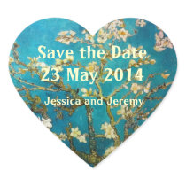 Almond Tree Art Save the Date Stickers