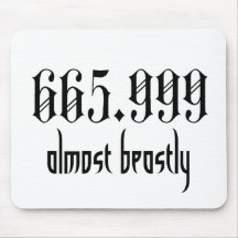 Almost Beastly Mousepad