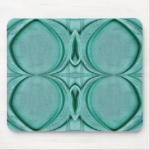 almost circles turquoise mouse pad