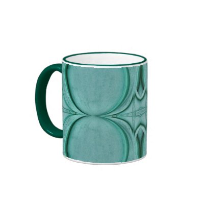 almost circles turquoise coffee mugs by DonnaGrayson