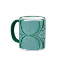 almost circles turquoise mugs