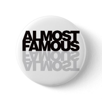 Almost Famous - Black Button by visualnewbie