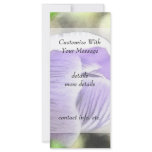 Almost Open!  Crocus Bud Personalized Rack Card