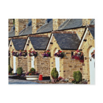 Alms Houses at Par  flowers Post Cards