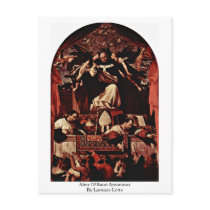Alms Of Saint Antoninus By Lorenzo Lotto Post Card