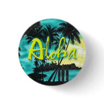 Aloha Aqua Sunset Pin