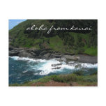 aloha from kauai postcard
