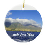 Aloha from Maui Christmas Ornaments