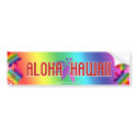 Aloha Hawaii bumper stickers