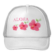 Aloha Hibiscus Fashion Cap Hats
