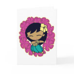 "Aloha Honeys" Greeting Cards in Fuchsia