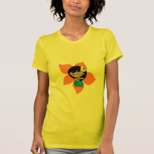 "Aloha Honeys" Ladies tee in Yellow