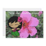 Aloha Honeys Luau Invite Card